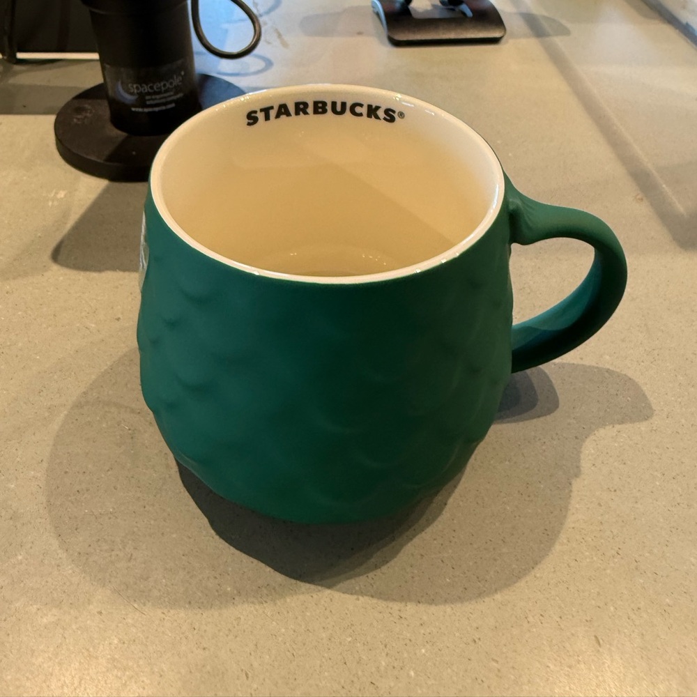 Starbucks Green Siren Scaled Mermaid Fish Tail Handle 2025 Mug